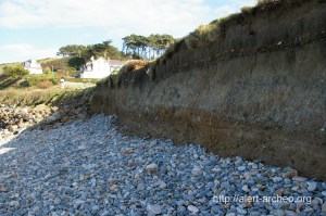 Falaise de Saint-Jean du Doigt après la tempête Falaise de Saint-Jean du Doigt après la tempête